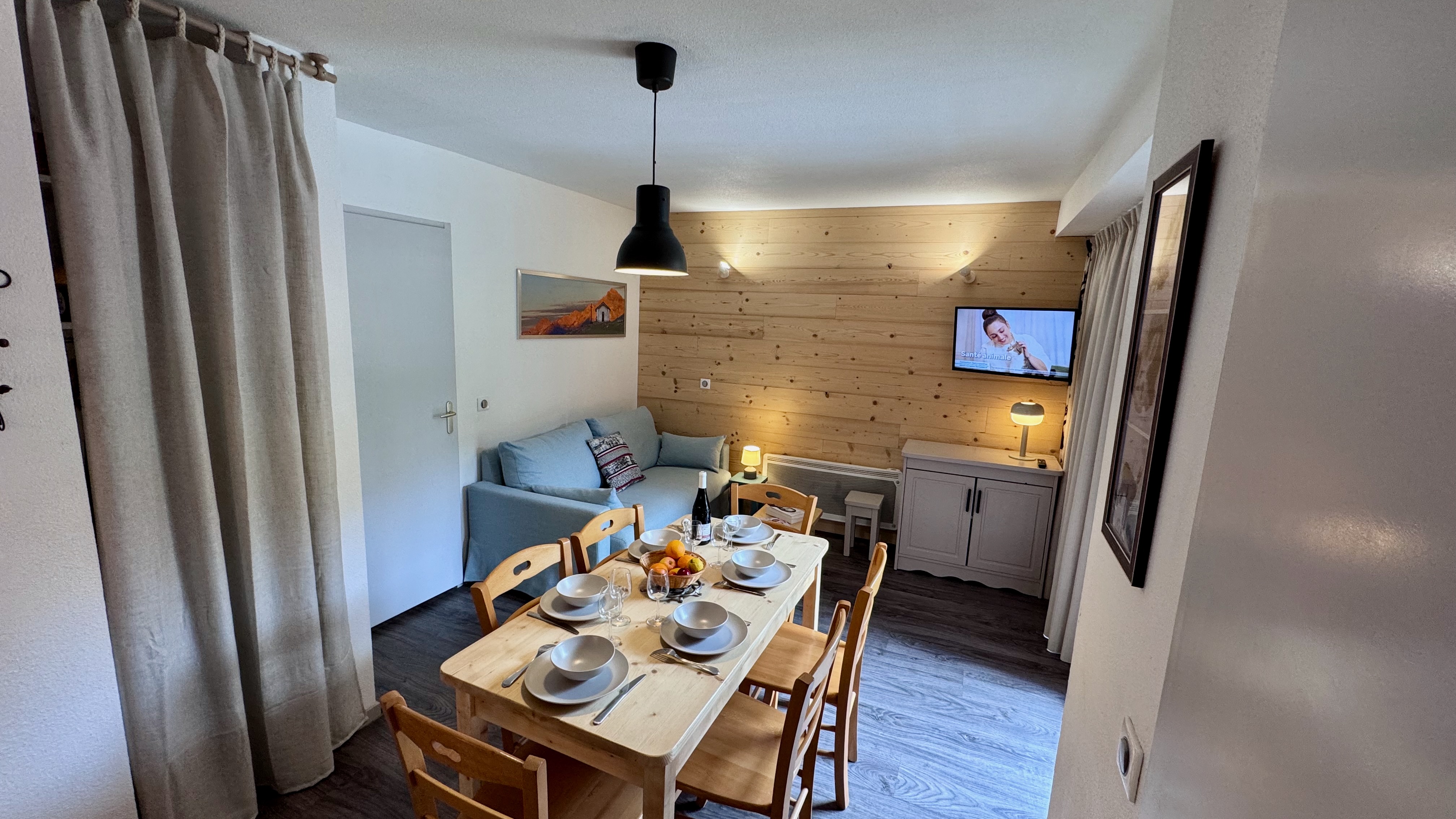 Séjour avec coin repas